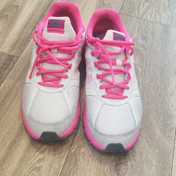 Nike Shoes - HOT PINK GRAY NIKES